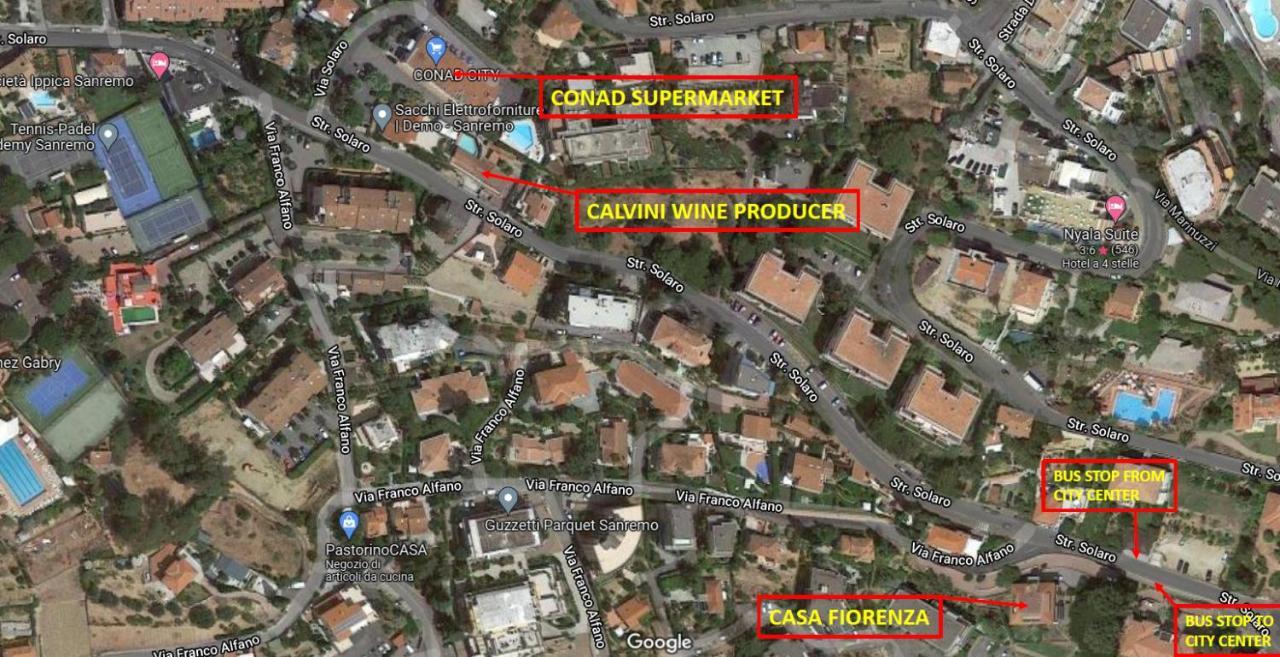 סנרמו Casa Fiorenza Parcheggio Privato מראה חיצוני תמונה